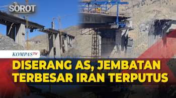 Penampakan Jembatan B1 Terbesar Iran Hancur Terputus Usai Diserang AS, Menlu Iran: Citra AS Hancur