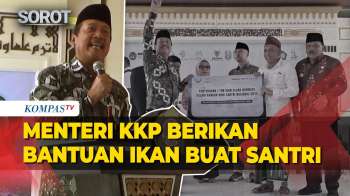 Menteri KKP Berikan Bantuan Ikan 1 Ton Untuk Santri Di Nganjuk: Harapannya Nanti Bisa Sebulan Sekali