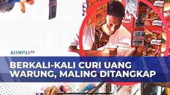 Terekam CCTV! Pencuri Uang Warung di Jakabaring Palembang Ditangkap saat Lancarkan Aksi Ketiga