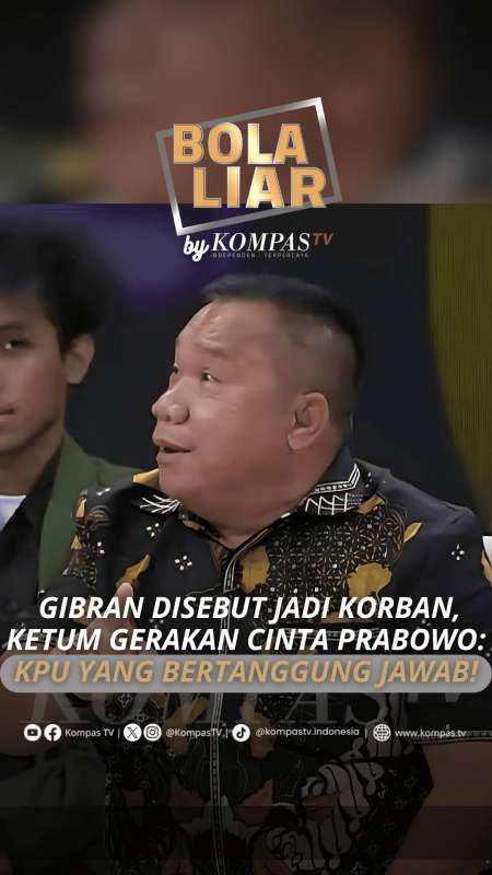 GIBRAN DISEBUT JADI KORBAN, KETUM GERAKAN CINTA PRABOWO: KPU YANG BERTANGGUNG JAWAB!