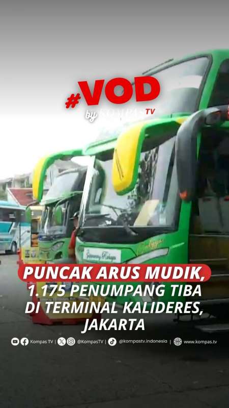 PUNCAK ARUS MUDIK, SERIBU LEBIH PENUMPANG TIBA DI TERMINAL KALIDERES