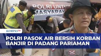 Krisis Air Bersih Pascabanjir, Polisi Salurkan Bantuan Ke 3 Kecamatan Di Padang Pariaman
