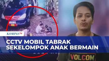 Rekaman CCTV Bongkar Kejadian Mobil Di Jatinegara Tabrak Sekelompok Anak