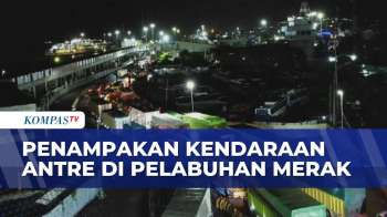Gelombang Tinggi Laut Sunda, Kendaraan Antre Panjang Hingga 2 Hari Di Pelabuhan Merak Banten