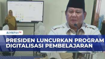Presiden Pabowo Luncurkan Program Digitalisasi Pembelajaran, 215.572 Papan Digital Dibagikan