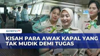 Haru! Kisah para Awak KMP Portlink Jalani Lebaran di Selat Sunda, Tahan Rindu Demi Tugas