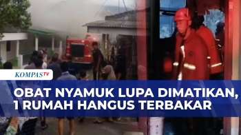 Obat Nyamuk Lupa Dimatikan, 1 Rumah Di Lampung Selatan Hangus Terbakar