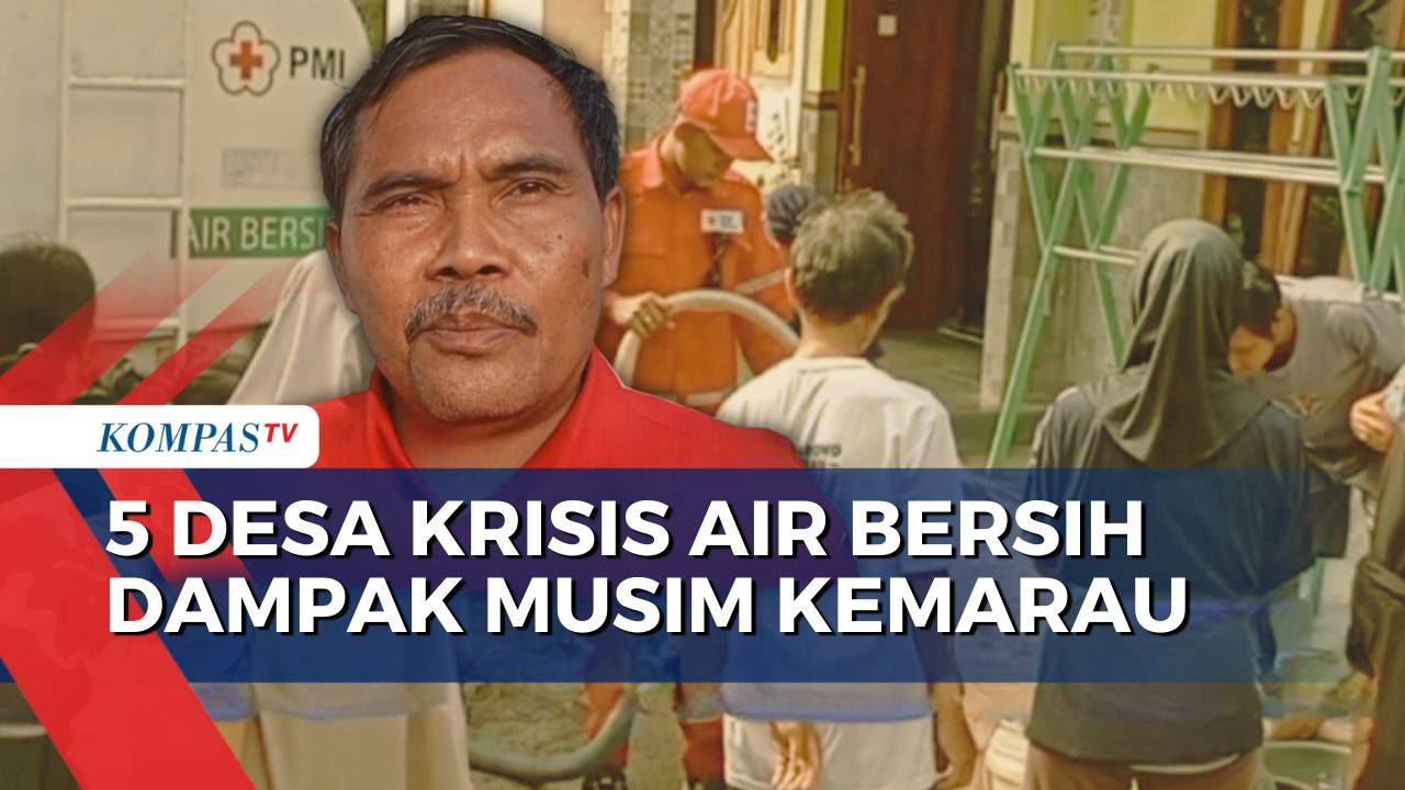5 Desa di Tegal Krisis Air Bersih Karena Kemarau Parah dan Proyek Irigasi, PMI Salurkan Bantuan