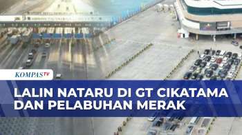 Libur Nataru, Begini Kepadatan Lalu Lintas Di Tol Cikatama & Pelabuhan Merak Minggu (21/12/2025)