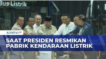 Presiden Resmikan Pabrik Kendaraan Listrik, Prabowo: 2028 Indonesia Produksi Sendiri Mobil Listrik