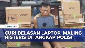 Bobol Sekolah Dan Curi Belasan Laptop, Pencuri Di Kepahiang Menangis Histeris Saat Ditangkap Polisi