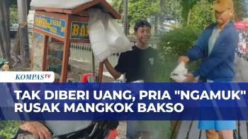 Pria Ngamuk Rusak Mangkok Bakso Karena Tak Diberi Uang, Pelaku Dan 2 Rekannya Ditangkap Polisi