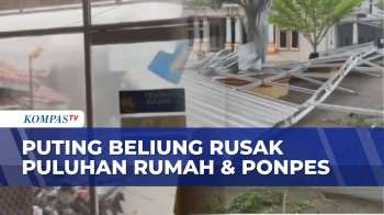 Puting Beliung Terjang Pandeglang, Puluhan Rumah Di Desa Bojen Rusak Dan Ponpes Rusak Parah