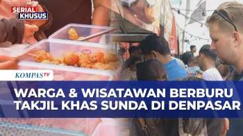 Unik! Pasar Takjil Ramadan Kampung Sunda Di Denpasar Bali Diserbu Warga Dan Wisman