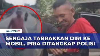 Viral Pria Di Tanah Abang Tabrakkan Diri Ke Mobil, Polisi Sebut Alami Gangguan Jiwa