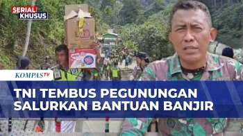 Tembus Pegunungan Terjal! Prajurit Kodim Aceh Tenggara Jalan Kaki Antar Logistik Korban Banjir