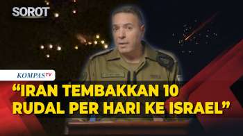 IDF Ungkap Iran Tembakkan Rata-Rata 10 Rudal Per Hari Ke Israel