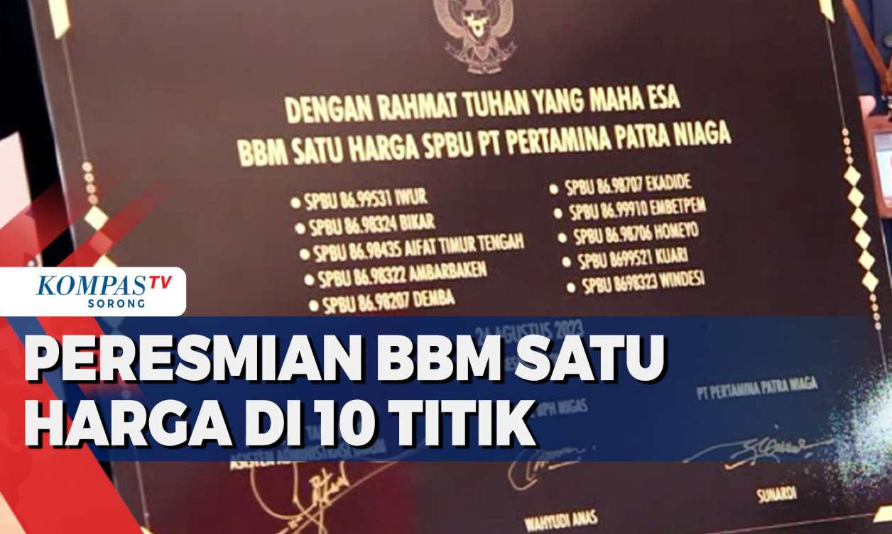 Pertamina Tambah 10 Titik Penyaluran BBM Satu Harga di Papua