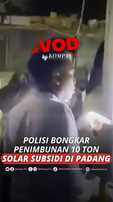 Polisi Bongkar Penimbunan 10 Ton Solar Subsidi Di Padang