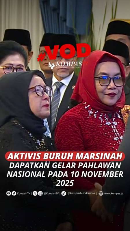 AKTIVIS BURUH MARSINAH DAPATKAN GELAR PAHLAWAN NASIONAL