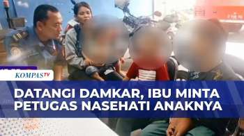 Cara Tak Biasa Mendidik Anak, Ibu Di Cakung Libatkan Petugas Damkar