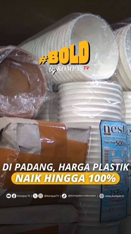 DI PADANG, HARGA PLASTIK NAIK HINGGA 100%