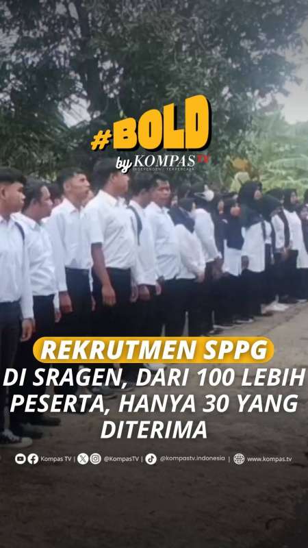 REKRUTMEN SPPG DI SRAGEN, 100 LEBIH PESERTA, HANYA DITERIMA 30