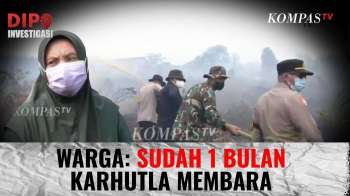 Warga Ketapang Sebut Sudah 1 Bulan Area Rumahnya Terdampak Karhutla | DIPO