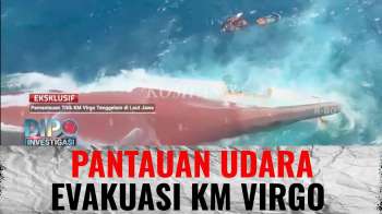 TNI AL Kerahkan Helikopter Lakukan Pantauan Udara Cari Korban Kecelakaan KM Virgo Tenggelam | DIPO