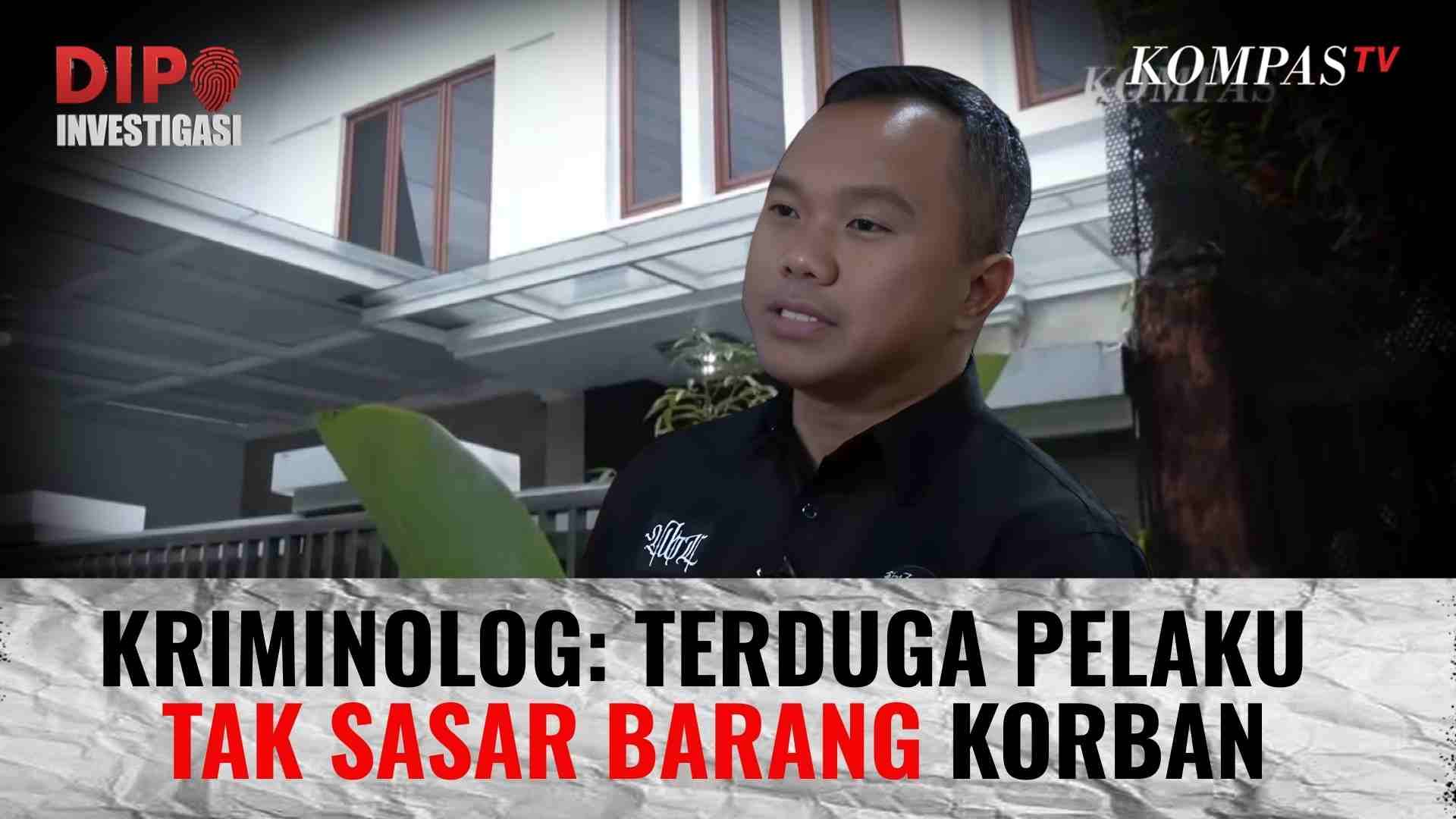 Kematian Ermanto Usman Dibedah Kriminolog: Diduga Bukan Perampokan, Mengarah Pembunuhan | DIPO