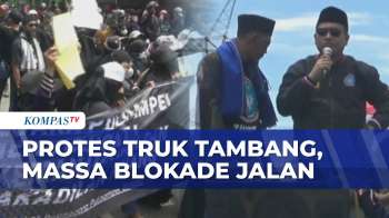 Massa Blokade Jalan Bojonegara: Tolak Truk Tambang Melintas Sepanjang Hari | KOMPAS PETANG
