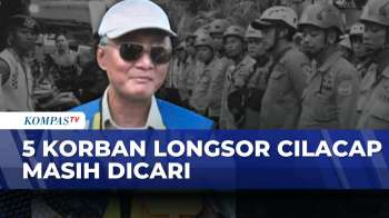 Upaya Tim SAR Cari 5 Korban Longsor Cilacap, Area Dipersempit | SAPA MALAM