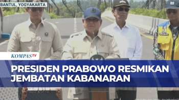 Terbaru! Presiden Prabowo Resmikan Jembatan Kabanaran Di Bantul, Jateng | KOMPAS SIANG