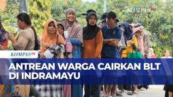 Antrean Warga Indramayu Cairkan BLT Rp900 Ribu Mengular Hingga Ke Jalan Raya | SAPA MALAM