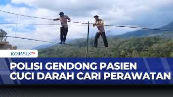 Akses Terputus, Polisi Gendong Pasien Cuci Darah Di Gayo Lues Aceh | SAPA MALAM