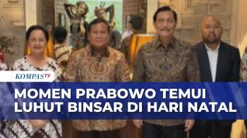 Momen Prabowo Temui Luhut Binsar Di Hari Natal, Bahas Pekerjaan Hingga Persatuan Anak Bangsa