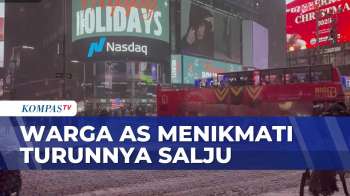 Di Tengah Ancaman Badai, Warga AS Tetap Nikmati Turunnya Salju | KOMPAS MALAM