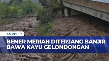 Terjadi Lagi, Banjir Bandang Bawa Kayu Gelondongan Terjang Bener Meriah Aceh | BERUT