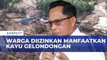 Pemerintah Izinkan Warga Memanfaatkan Kayu Gelondongan Yang Terbawa Arus Banjir | SAPA MALAM