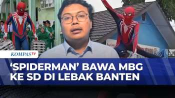 Unik! Penyaluran Makan Bergizi Gratis Prabowo Di Lebak Banten Hadirkan 'Spiderman' | SAPA PAGI