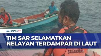 Detik-Detik Tim SAR Evakuasi 2 Nelayan Yang Terombang-ambing Di Perairan Maluku | SAPA SIANG