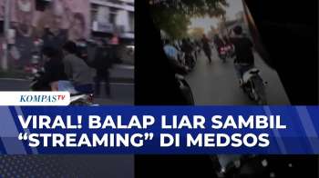 Aksi Balap Liar Pemuda di Makassar Sambil “Streaming” di Medsos | SAPA MALAM