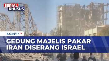 Tinggal Puing! Penampakan Gedung Majelis Pakar Iran di Qom Hancur Dihantam Serangan Israel