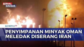 Drone Shahed-136 Iran Hantam Penyimpanan Minyak Oman, Kebakaran Besar Di Pelabuhan Salalah