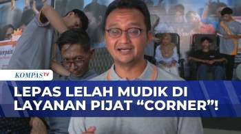 Anti Pegal Saat Mudik! Nikmati Pijat Corner Gratis Di Posko Mudik Pelabuhan Merak | SAPA SIANG
