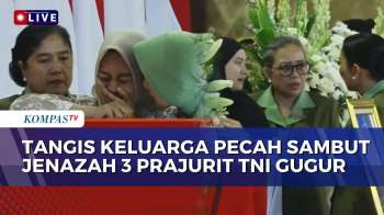 Tangis Keluarga Pecah Sambut Kedatangan Jenazah 3 Prajurit TNI Gugur di Lebanon