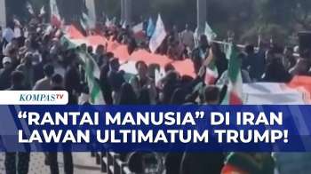 Dramatis! Warga Iran Bentuk Rantai Manusia, Lindungi Infrastruktur Dari Serangan AS-Israel