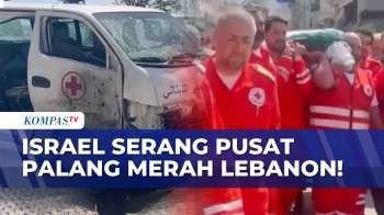 Tragis! Serangan Israel Hantam Markas Palang Merah Di Tyre Lebanon, Satu Orang Tewas