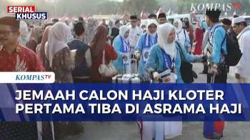 393 Jemaah Calon Haji Kloter Pertama Tiba Di Asrama Haji Jakarta Timur | BERUT
