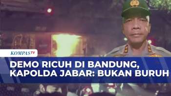 Kerusuhan demo di Bandung Dipastikan Bukan Buruh, Ini Penjelasan Kapolda Jabar